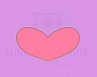 Low Heart Cookie Cutter