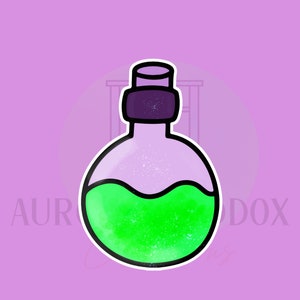 Potion Bottle Round Cookie Cutter