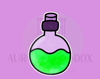 Potion Bottle Round Cookie Cutter