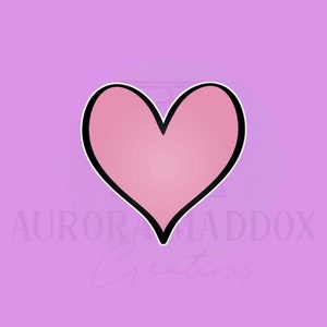 Cute Heart #3 Cookie Cutter
