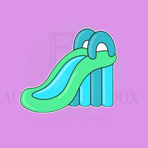 Inflatable Slide Cookie Cutter