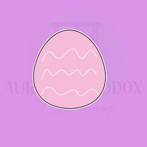 Sweet Easter Egg Cookie Cutter