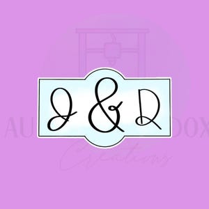 And Plaque Cookie Cutter