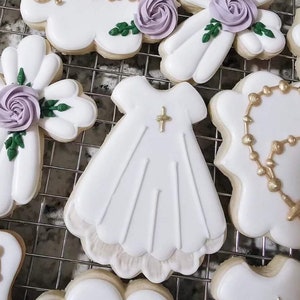 Baptism Dress Cookie Cutter