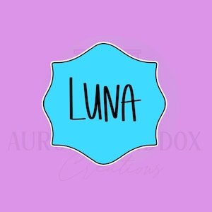 Luna Plaque | Cookie Cutter