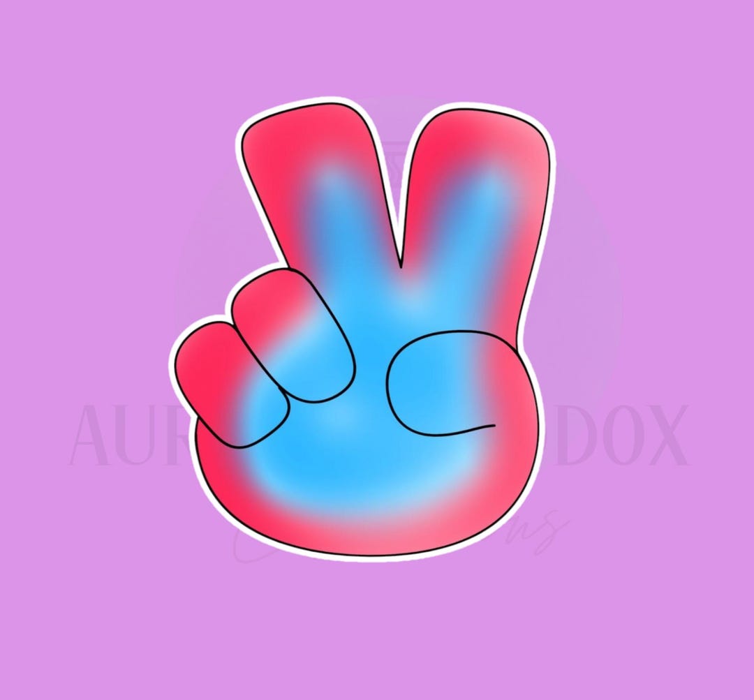 Peace Sign Hand | Cookie Cutter - Etsy