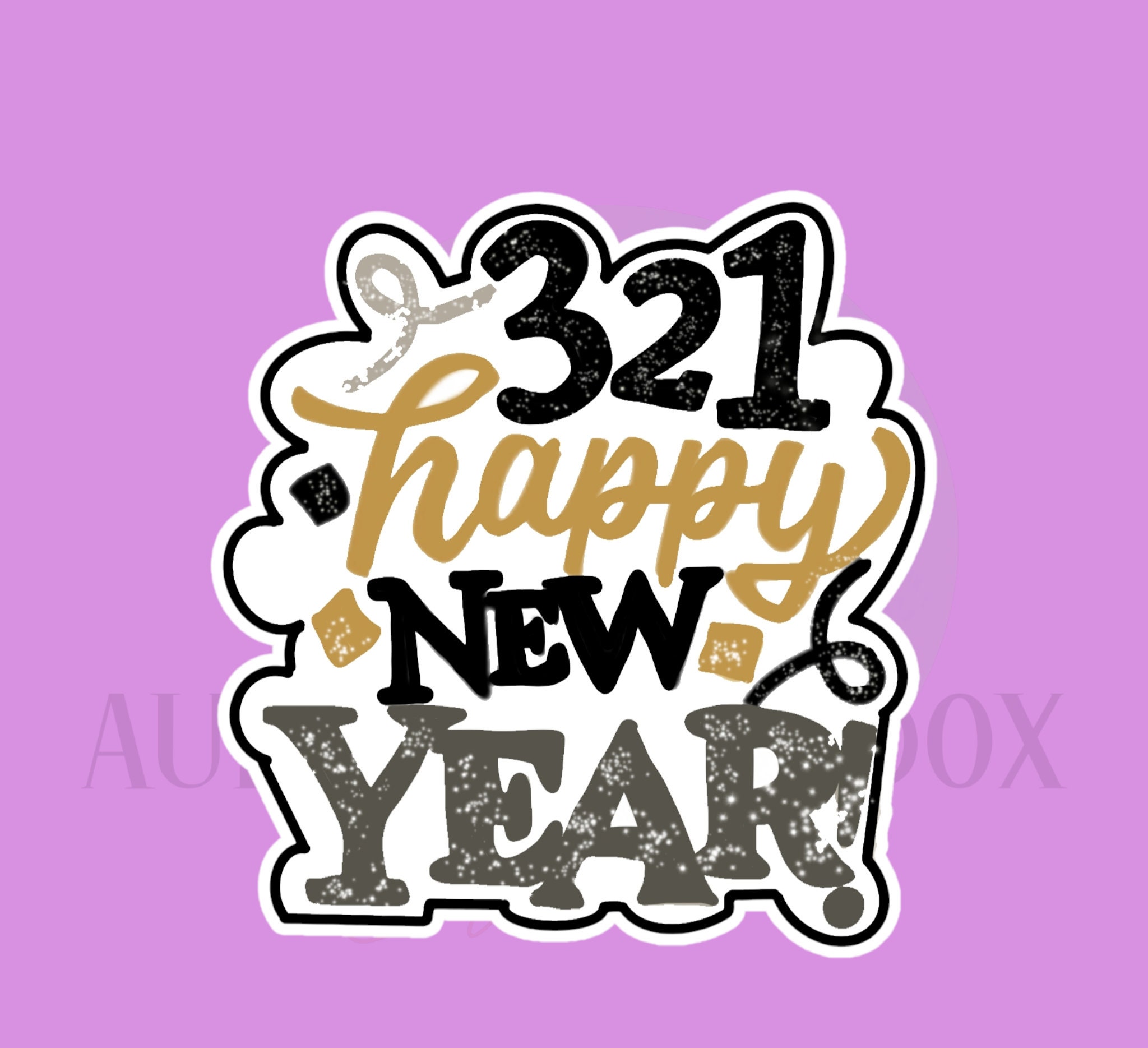 321 Happy New Year - Etsy