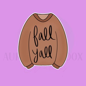 Fall Sweater Cookie Cutter