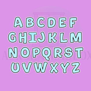 Cute Alphabet | FULL SET | Cookie Cutter