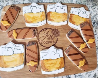 Alcohol Glass & Cigar | 2 Piece | Cookie Cutter