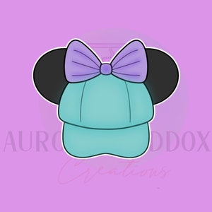 Mouse Ear Bow Hat Cookie Cutter