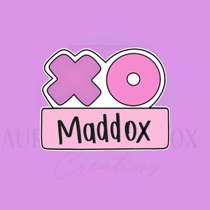 XO Plaque Cookie Cutter