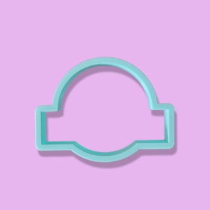 Kreis-Rechteck-Plakette-Ausstechform