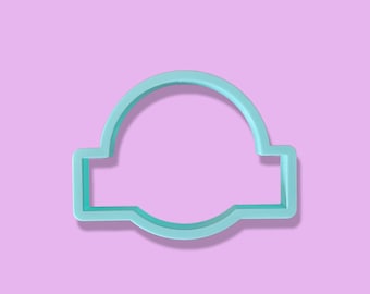 Circle Rectangle Plaque Cookie Cutter