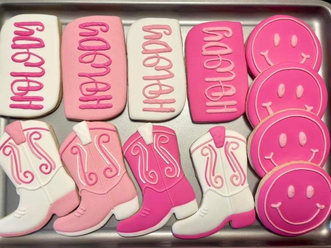 Cowboy Cowgirl Boots Cookie Cutter