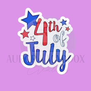 4th of July Plaque #2 | Cookie Cutter