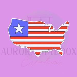 Landkarte der USA #2 | Cookie Cutter