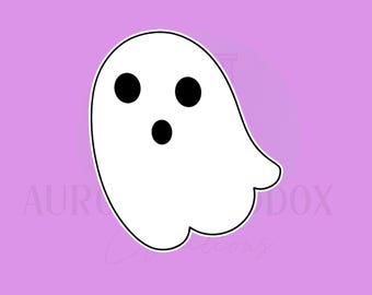 Cortador de galletas con forma de fantasma volador