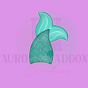 Mermaid Tail #2 Cookie Cutter