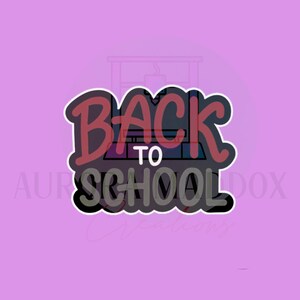 Back To School Cookie Cutter