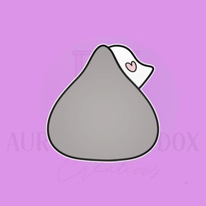 Chocolate Kiss #2 Cookie Cutter