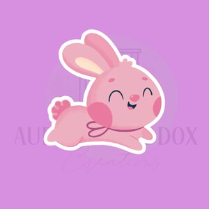 Cute Bunny #3 Cookie Cutter