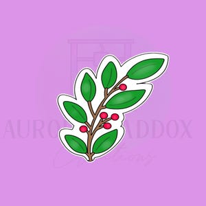 Holiday Floral Cookie Cutter