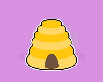 Cortador de galletas con forma de colmena de miel