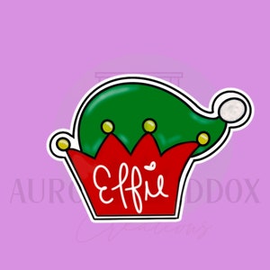 Elf Hat Plaque Cookie Cutter