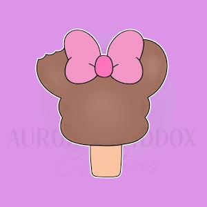 Ears Bow Ice Cream Bite Cookie Cutter