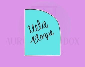 Teelie Plaque | Cookie Cutter