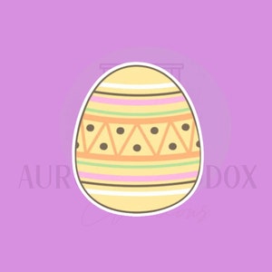 Easter Egg #2 Cookie Cutter
