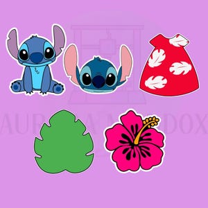 Blue Alien Monster | 5 Piece Set | Cookie Cutter