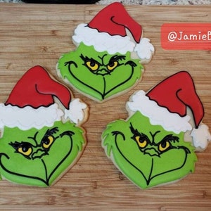 Cortador de galletas de Papá Noel verde n.° 2;