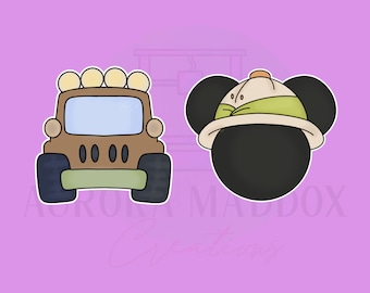 Mouse Safari & Truck | 2 Piece | Cookie Cutter