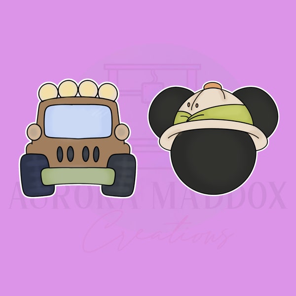 Mouse Safari & Truck | 2 Piece | Cookie Cutter