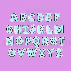 Cute Alphabet | Choose 1 | Cookie Cutter