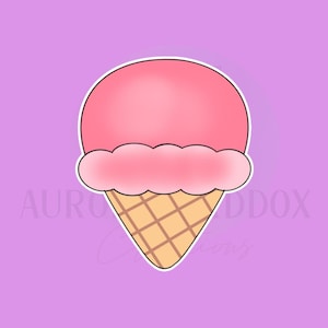Ice Cream Cone Cookie Cutter
