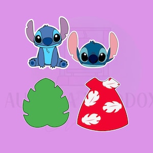 Blue Alien Monster Set | 4 Piece Set | Cookie Cutter