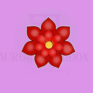 Poinsettia #2 Cookie Cutter