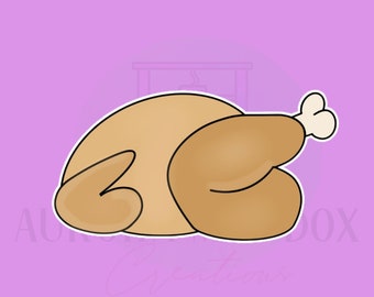 Cortador de galletas de pavo cocido