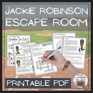 Salle d'évasion Jackie Robinson | Activité d'études sociales et d'histoire