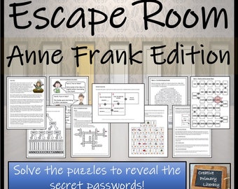 Anne Frank Escape Room Activity
