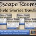 Bible Stories Escape Room Activity Bundle | 5th Grade & 6th Grade - Etsy