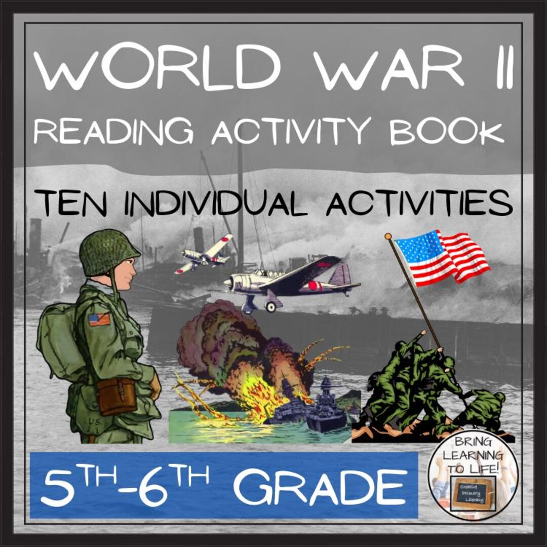 World War II Close Reading Activity Book | 10 Activities | 5th Grade ...