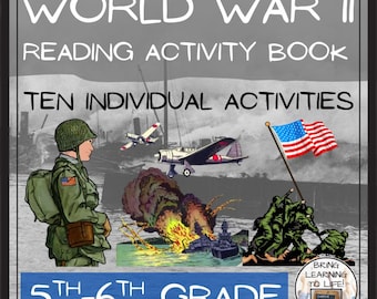Zweiter Weltkrieg Schließen Leseaktivität Buch | 10 Aktivitäten | Klasse 5 & 6