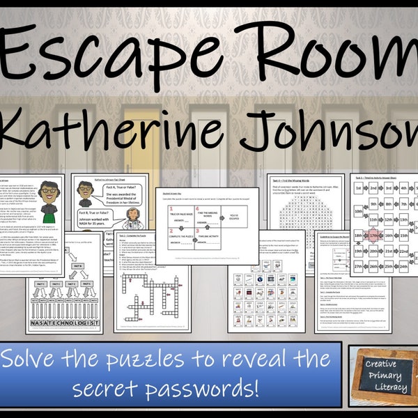 Katherine Johnson Escape Room Activity