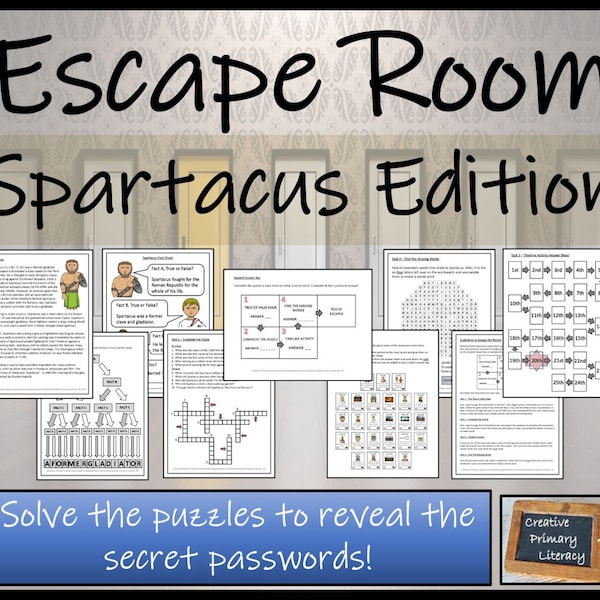 Spartacus Escape Room Activity