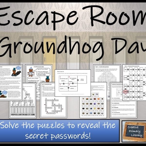 Groundhog Day Escape Room Activity