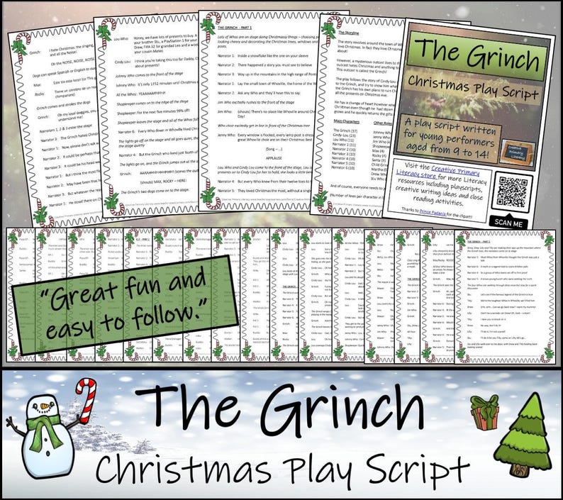 A Bundle of Five Christmas Play Scripts - Etsy